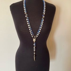 bundle of 2 strands of rosary beads